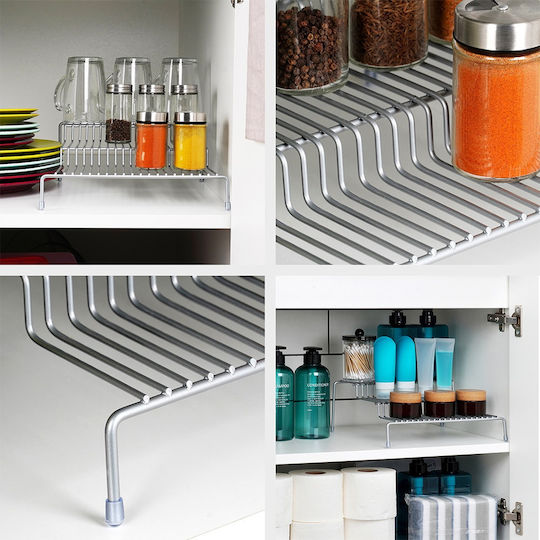 Metal Cupboard Shelf 28x26x11cm Grey