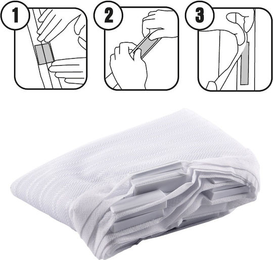 Orion Door Mosquito Net with Velcro with Magnetic Clasp White 100x50cm
