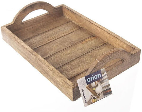 Orion Дървен Сервиращ Диск 35.5x25.5x4см