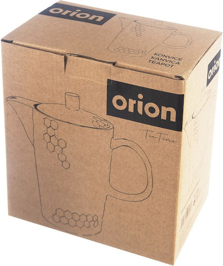 Orion Чайник Керамичен Черен 1300ml