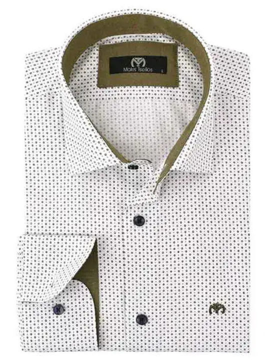 Long Sleeve Shirt White|Beige