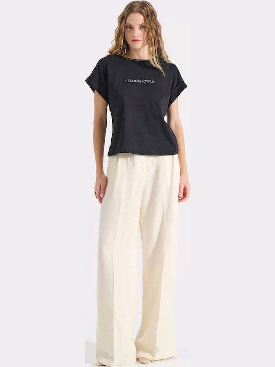 Women's Cotton Blouse Black