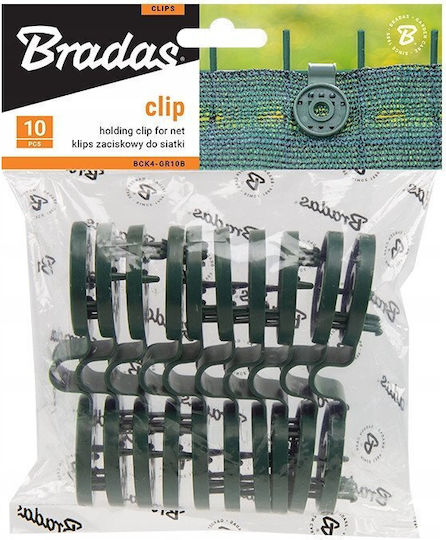 Bradas Garden Fencing Supplies from Plastic 10 Pieces Green
