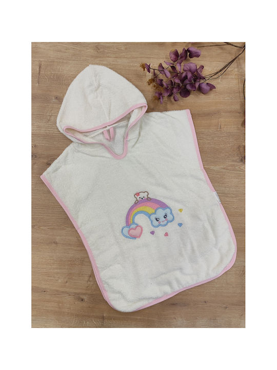 SteweHome Baby Bademantel Kapuzenponcho 100x100cm