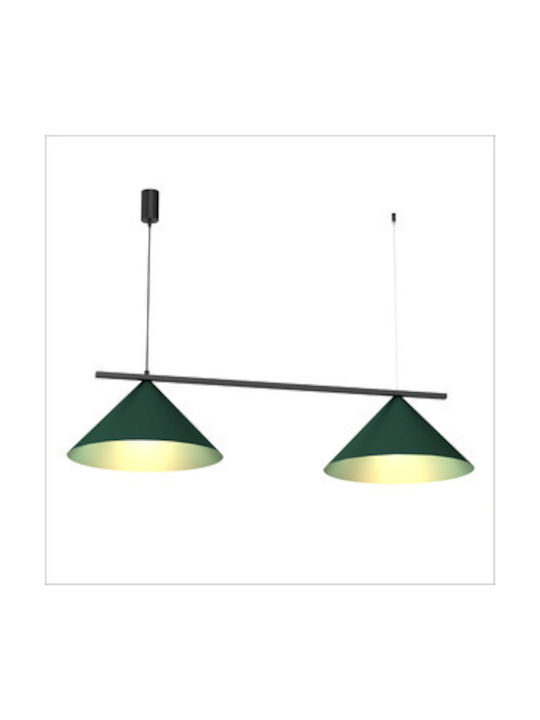 Eko Light Deckenleuchte Schwarz mit Lampenbirnensockel GX53