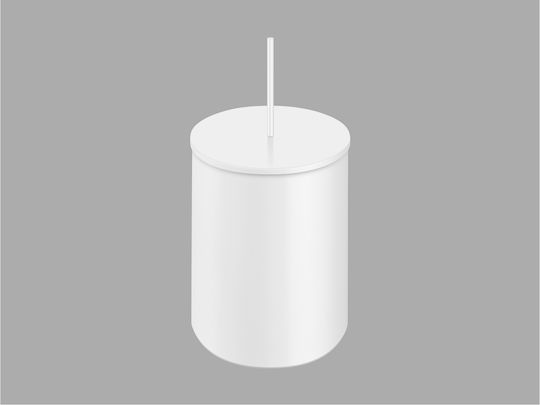Sanco 90606-M102 Metallic Bathroom Bin 5lt Beige