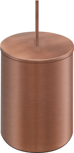 Sanco 90606-M102 Metallic Bathroom Bin 5lt Beige