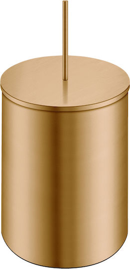 Sanco 90606-M102 Metallic Bathroom Bin 5lt Beige