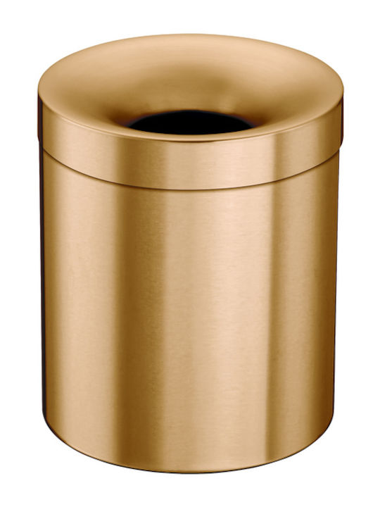 Sanco Metallischer Badezimmer Behälter 5lt Bronze