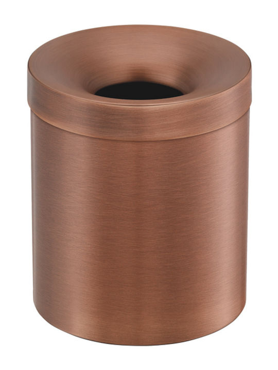 Sanco Metallischer Badezimmerbehälter 5lt Bronze