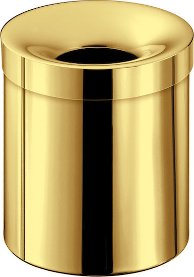 Sanco Metallic Bathroom Bin 5l Bronze