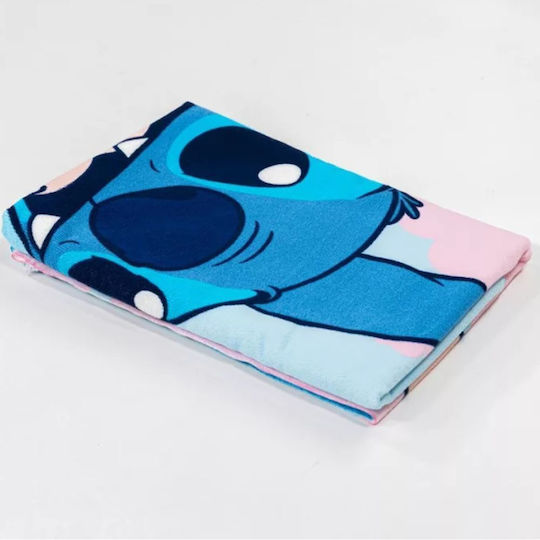 Stitch Kinder-Strandtuch Blau 70x140cm Schnell Trocknend