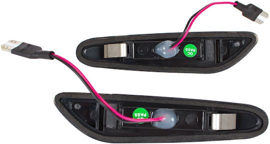 BMW 3 E90 E91 E92 E93 LED Seitenblinker Rauch Regular 2 Stück Satz