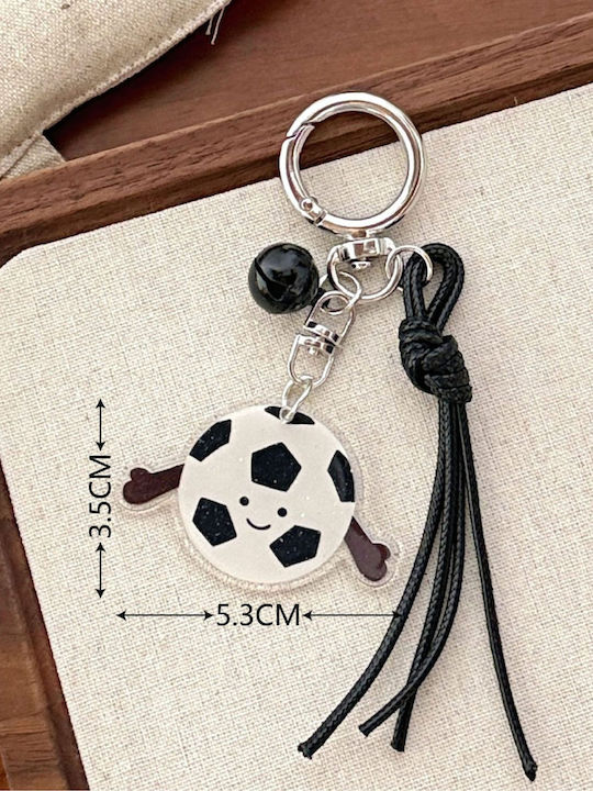 Keychain Flippy Soccer Ball Model Ball Pendant World Cup Accessory Keys Backpack Acrylic Material White Black Keychain Flippy Soccer Ball Model Ball Pendant World Cup Accessory Keys Backpack Acrylic Material White Black