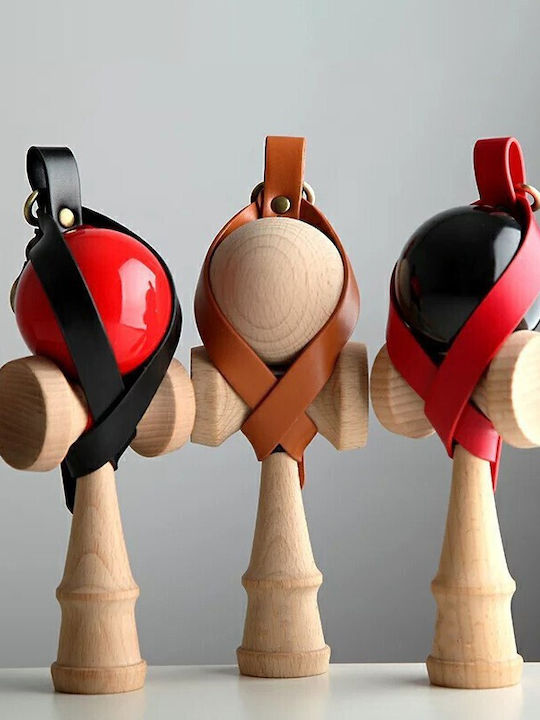 Husă Kendama Flippy Husă de Depozitare Kendama Din Piele Ecologică Cataramă Clip Breloc de Transport Model 8 12 X 6 Cm Roșu