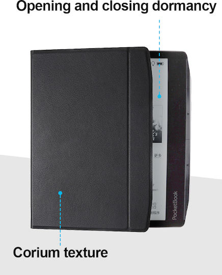 Pocketbook Flip Cover Ανθεκτική Μαύρη (Pocketbook Era)