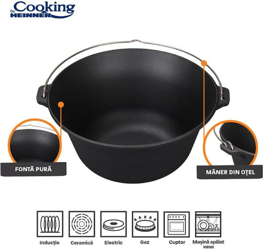 Heinner Round Cast Iron Dutch Oven 49x23cm