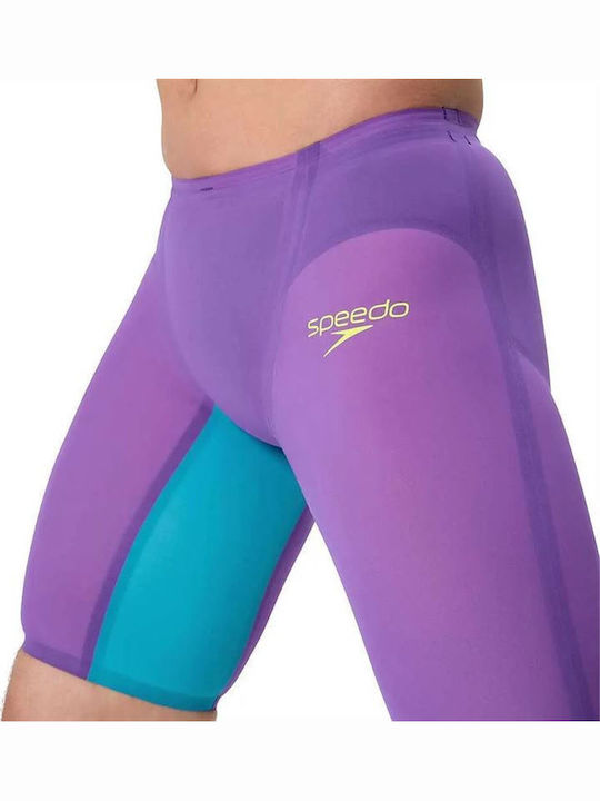 Speedo Lzr Pure Valor 2.0 Men's Racing Jammer Swimsuit Purple