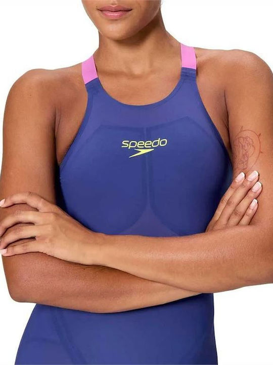 Speedo Fastskin Lzr Pure Valor 2.0 Openback Γυναικείο Αγωνιστικό Ολόσωμο Μαγιό Κολύμβησης Μωβ