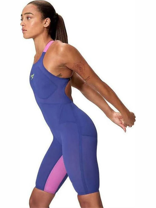 Speedo Fastskin Lzr Pure Valor 2.0 Openback Γυναικείο Αγωνιστικό Ολόσωμο Μαγιό Κολύμβησης Μωβ