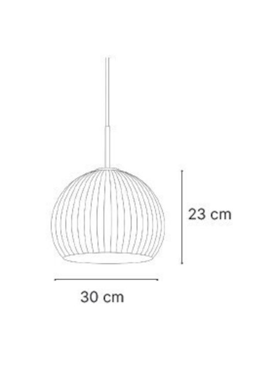 Inlight Adjustable Pendant Ceiling Light Black 30x30x23cm