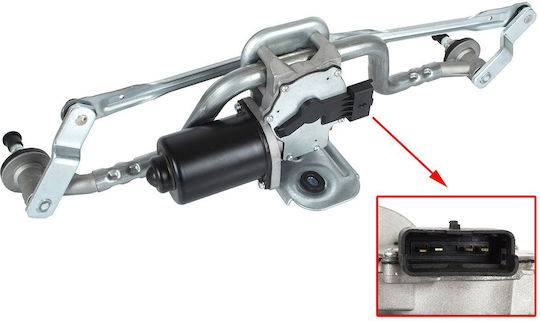 Fiat Scudo 2007 Wischer-Gestänge + Motor