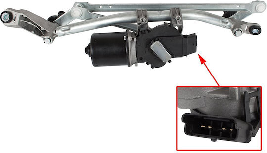 Mecanism Ștergător + Motor Nissan Qashqai J10 06-14