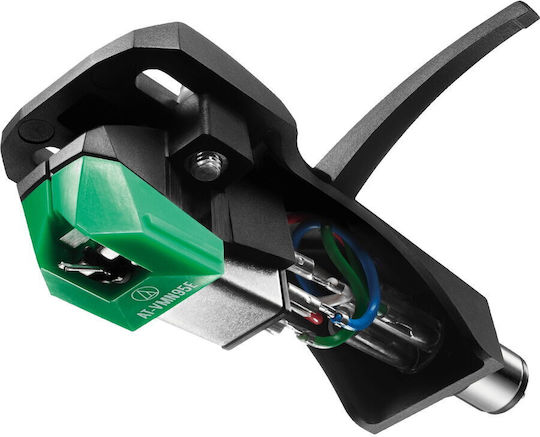 Cartuș Audio-technica At-vm95e/h Negru Verde Preasamblat Set At-vm95e + At-hs6bk