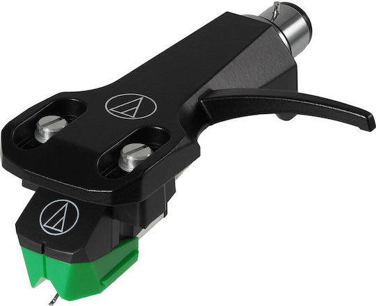 Cartuș Audio-technica At-vm95e/h Negru Verde Preasamblat Set At-vm95e + At-hs6bk