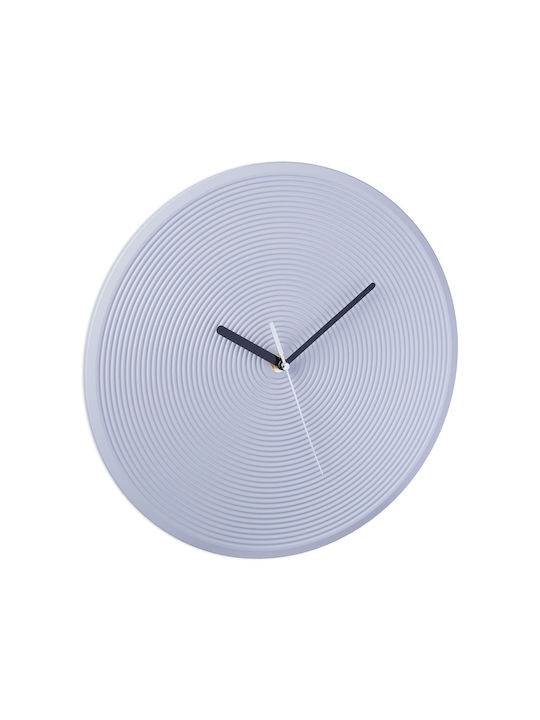 Relaxdays Wall Clock Gray Ø30.5cm