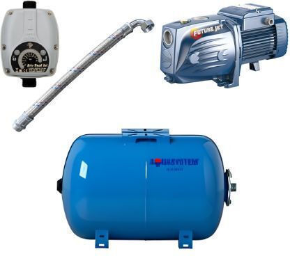 Wasserpumpen mit Druck Horizontal Behälter 35 Liter 1,25hp Jetm 2ax Pedrollo