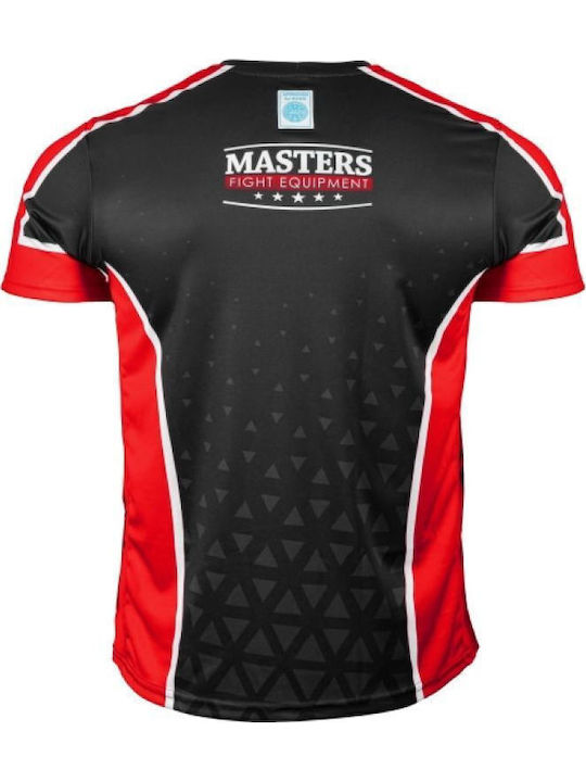 Sport Masters Männer Kampfkunstshirt Kurze Ärmel 04333-M Schwarze