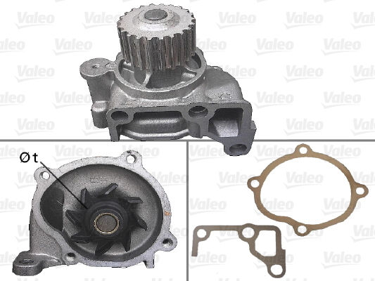 Valeo Pompa de Apă Auto pentru Suzuki Grand Vitara / Vitara Mazda 626