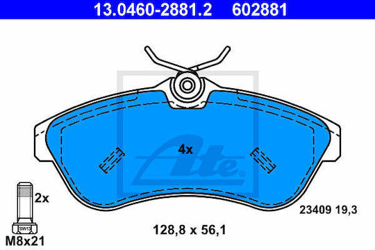Citroen C2 Jm Brake Pads Ate 13046028812
