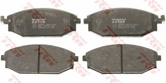 Set Plăcuțe De Frână Partea Din Față Trw Automotive Hyundai Galloper I Ii Toyota Hilux Vii 2.5d/3.0 08.91-05.15 52.5mm 137.0mm 17.0mm