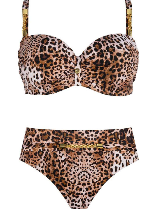 Set Bikini Animal Print Leopard S730V1ZA1-1