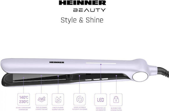 Heinner HHS-Y230DP-LV Haarglätter mit Keramikplatten