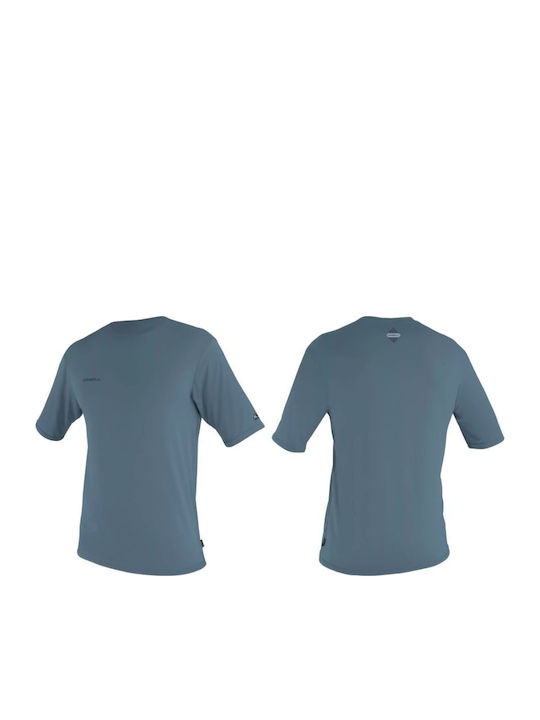 O'Neill Skins UPF 50+ Men's Short Sleeve Sun Protection Shirt Blue