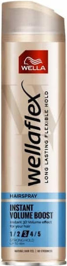 Wella Instant Volume Boost Hairspray for Strong Hold 250ml