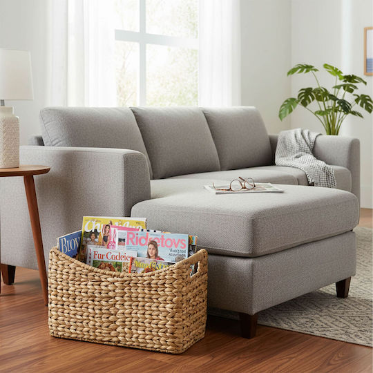Relaxdays Raft Pentru Reviste Maro 25x17x43cm