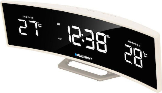 Blaupunkt Blaupunkt Tischuhr Mit Wecker Und Radio Weiß