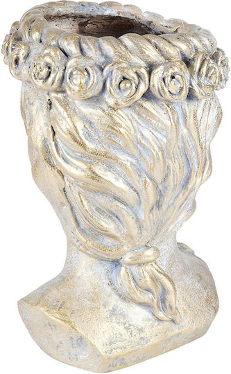 Vilde Goldener Blumentopf 33x21x33cm