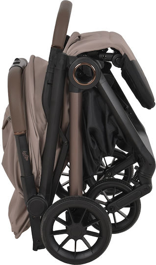 Bebe Stars Isla Baby Stroller Suitable for Newborn Almond Beige 8.7kg