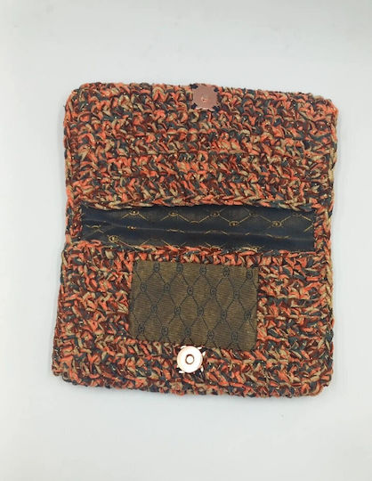 Aristourgimata Tobacco Pouch Made of Artificial Leather Handmade with Button Multicolour Tobacco Pouch