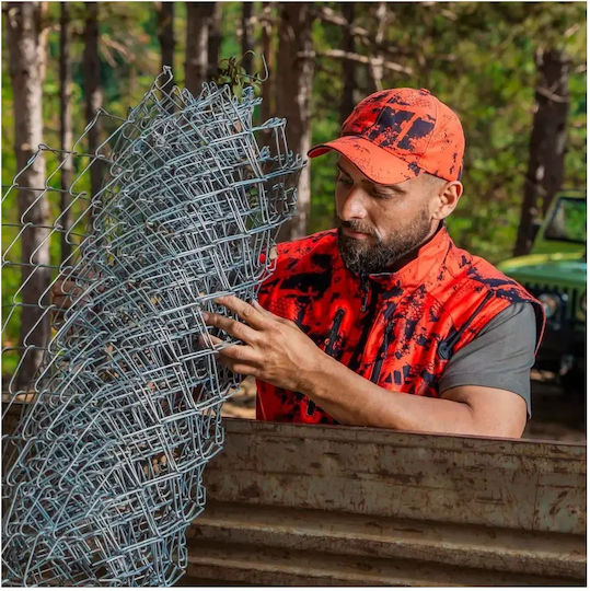 Chameleon Hunting Vest Double Sided Camouflage Fleece Orange
