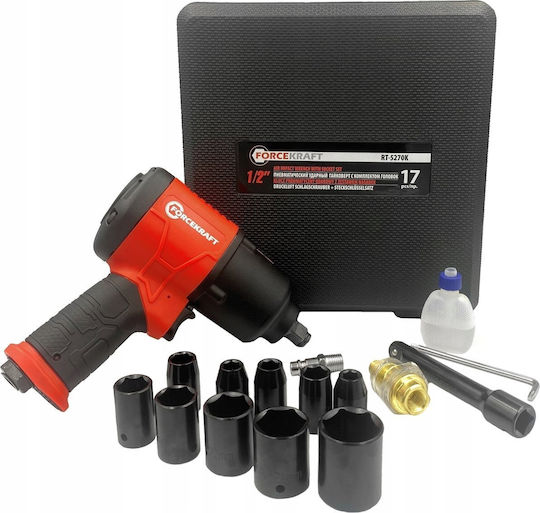 Forcekraft Air Impact Wrench 1/2 Inch with Maximum Torque 73.42kgm