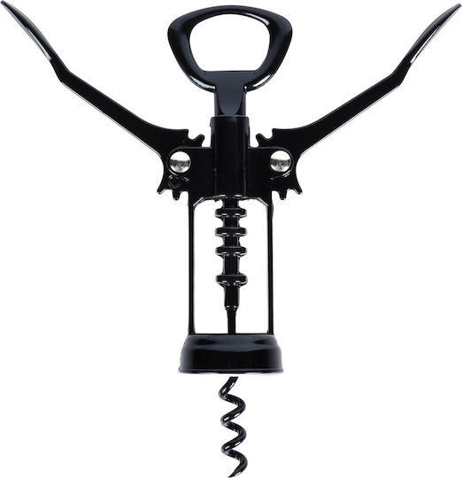 Deschizător Metalic De Vin Negru 16 Cm