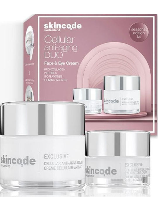 Skincode Cellural Anti-aging Duo Комплект за Грижа за Против Стареене Skincode Cellural Anti-aging Duo Комплект за Грижа за Против Стареене