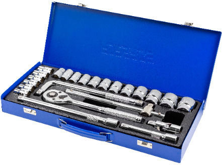 Forsage Ratschen- und Steckschlüssel-Set 1/2" 8-32mm Sechskant 24 Stück