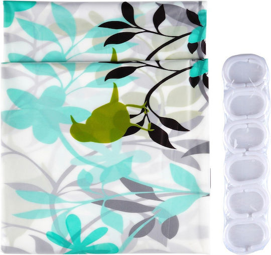 Vilde Shower Curtain 180x180cm Transparent